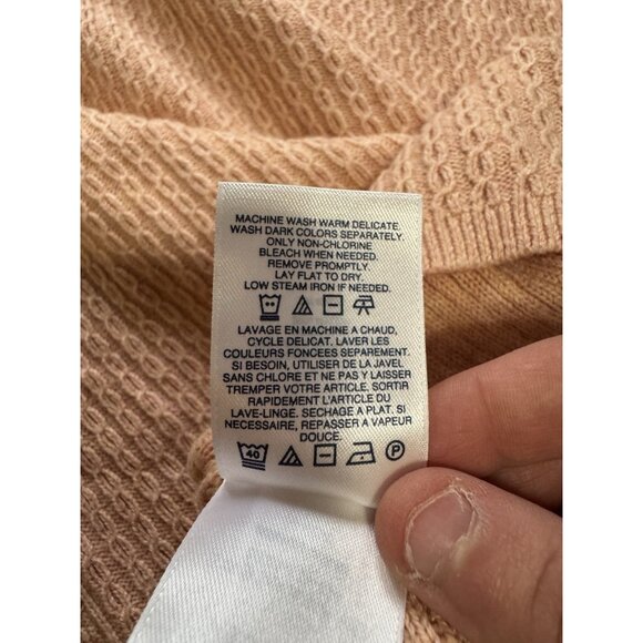 Lands End Women Size Small Long Sleeve Knit Turtleneck Sweater Knit Cotton Blend - Picture 10 of 14